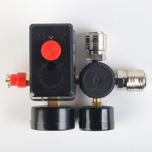 Conjunto de interruptor de presión para arado 3 en 1, 220V, piezas de compresor de aire, válvula reguladora de presión 90-120Psi - Product Image 2