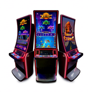 Machine de jeu à écran tactile incurvé de 43 pouces la plus populaire aux États-Unis, fonctionnant avec des pièces de monnaie, Wi-Fi intégré, son réaliste, jeu de société Mars Fortune - Product Image 1