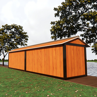 Casa Panneaux sandwich de 40 pieds Structure modulaire en acier Préfabriqué Résidentiel Bureau à domicile ou magasin pour chambre à coucher Gym