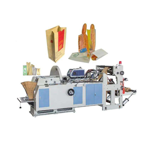 Tianyue automático cuadrado inferior plano <span class=keywords><strong>Popcor</strong></span> Industrial cuadrado inferior bolsa de papel que hace la máquina con mango retorcido - Product Image 3