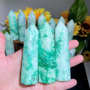 Obelisco de Cristal de Pino Fénix al por Mayor, Torre Individual de Cuarzo <span class=keywords><strong>Crisocola</strong></span>, Piedra Curativa Reiki, Decoración para el Hogar y Escritorio, Regalo - Product Image 4