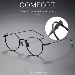 Montures <span class=keywords><strong>de</strong></span> lunettes <span class=keywords><strong>de</strong></span> haute qualité en titane pur IP, lunettes <span class=keywords><strong>de</strong></span> luxe en ligne, verres sans correction - Product Image 4