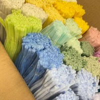 Haute Qualité 100 Pièces Tiges de Chenille Artisanales à Fils Texturés pour Projets DIY, Artisanat et Décoration, Fournitures pour Cadeaux