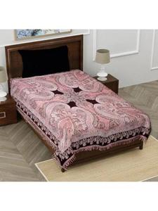 Drap de lit simple en coton de qualité supérieure avec imprimé floral élégant, tissé, doux, respirant et léger, pour usage résidentiel - Product Image 1