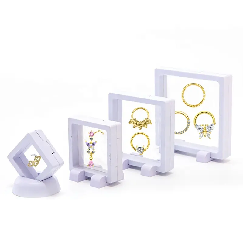 Gaby multicolored storage nose ring pack jewelry plastic suspended packing box for nose ring