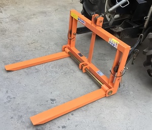 Horquillas para Paletas de Enganche Rápido de 3 Puntos, Implementos y Accesorios Ajustables para Tractores Agrícolas Compatibles con Kubota / <span class=keywords><strong>John</strong></span> Deere - Product Image 1