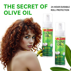 OEM/ODM 258ml Kit de coiffage bio à séchage rapide pour cheveux bouclés, <span class=keywords><strong>Mousse</strong></span> crème à tenue forte à l'huile de coco, anti-frisottis - Product Image 4