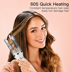 <span class=keywords><strong>Rizador</strong></span> de Pelo Automático de 25 mm con Barril de Cerámica de Turmalina, Control de Temperatura LCD, 100-230 ℃   Estilizador de Cabello con Doble Dirección de Rotación - Product Image 5