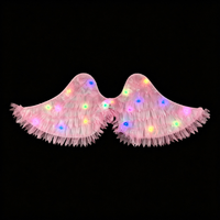 Ailes de Fée Lumineuses LED pour Enfants, Accessoire de Costume Ailes de Papillon pour Fête d'Anniversaire, Séance Photo, Déguisement de Princesse