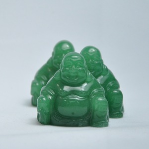 Natural Crystal Gemstone Carving Buddha for Decoration Crystals Healing <strong>Stones</strong> Mini Lauging Buddha - Product Image 5