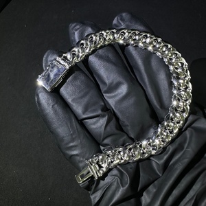 <span class=keywords><strong>Bracciale</strong></span> a catena cubana unisex da 10 mm all'ingrosso Miami, placcato <span class=keywords><strong>oro</strong></span> bianco e <span class=keywords><strong>oro</strong></span> <span class=keywords><strong>rosa</strong></span>, argento 925, Hip Hop, Moissanite certificata GRA - Product Image 2