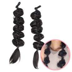 Stile extension capelli umani intrecciati pendenti - Product Image 1