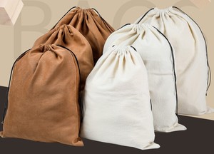 Tùy Chỉnh Lớn Nhung Bụi Du Lịch Quần Áo Lưu Trữ Túi Flannelette Dây Kéo Túi - Product Image 4