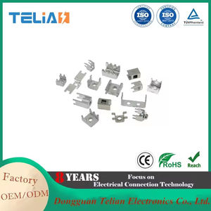 Borne de connexion à vis pour circuit imprimé TLS5402 Telian certifiée CE/ISO, courant élevé 100A, M5, 4 broches, bornier métallique - Product Image 3