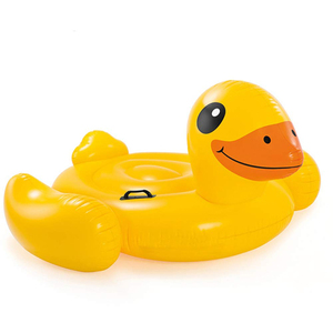 Jauge 12 vinyle Jumbo jaune canard tour gonflable sur <span class=keywords><strong>piscine</strong></span> flotteur salon radeau île épaissi PVC été amusant enfants adultes usine - Product Image 4