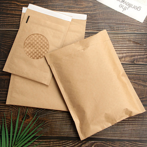 Sac en papier kraft nid d'abeille 100% recyclé sans plastique, enveloppe rembourrée biodégradable auto-adhésive pour l'expédition et l'emballage - Product Image 1