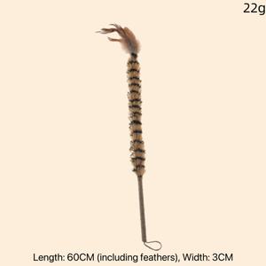 Jouet interactif classique et écologique pour <span class=keywords><strong>chat</strong></span>, bâton à plumes en plastique et peluche durable, 60 cm, couleur unie, vente en gros de jouets pour <span class=keywords><strong>chat</strong></span> de Chine - Product Image 4