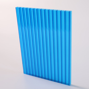 Feuille de <span class=keywords><strong>polycarbonate</strong></span> multicouche creuse rectangulaire transparente colorée bon marché de 3 mm, 5 mm, 7 mm, 12 mm, 2 couches - Product Image 3
