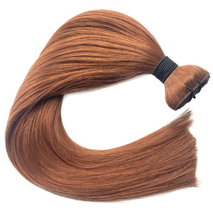Extensions de cheveux Remy 100 % naturels de haute qualité 2026, cuticules intactes, pointes saines, style lisse à clipser, type de cheveux à bandes invisibles # 30 - Product Image 1
