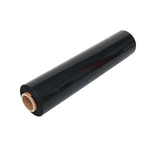 <span class=keywords><strong>Film</strong></span> <span class=keywords><strong>étirable</strong></span> noir de haute qualité 25cm <span class=keywords><strong>X</strong></span> 100m LLDPE PE matériel brillant Logo rouleau disponible <span class=keywords><strong>30cm</strong></span> 50cm pour tous les besoins d'emballage - Product Image 2