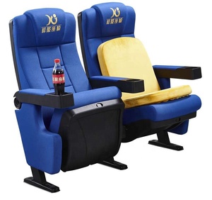 Chaise <span class=keywords><strong>de</strong></span> <span class=keywords><strong>cinéma</strong></span> confortable et moderne, siège <span class=keywords><strong>de</strong></span> <span class=keywords><strong>cinéma</strong></span> avec porte-gobelet - Product Image 2