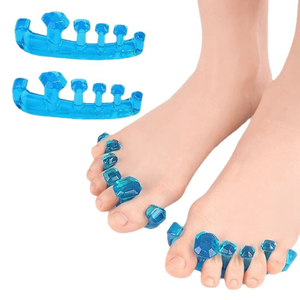 Diamond Five-<b>Toe</b> Five-Hole Soft Silicone <b>Toe</b> <b>Separator</b> Corrector for Overlapping and Hammer <b>Toes</b> Nail Art Tool - Product Image 3