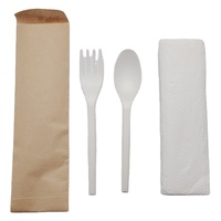 Couverts compostables BPI ASTM D6400 en PLA CPLA (couteau, cuillère, fourchette) écologiques pour les fêtes