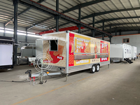 Remorque alimentaire entièrement équipée de 16 pieds, remorque à pizzas et hot-dogs, camion alimentaire mobile
