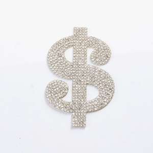 Patch autocollant en strass motif dollar pour vêtements et sacs DIY (vente en gros) - Product Image 5