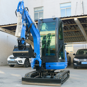 Excavatrice sur chenilles de 2 tonnes, livraison gratuite, mini-excavatrice avec lame de bulldozer, moteur Kubota, petite excavatrice de 2 tonnes, prix des excavatrices chinoises - Product Image 4