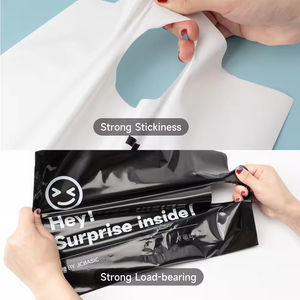 Tùy chỉnh bao bì nhựa mua sắm túi với xử lý LDPE/HDPE die-cut in ấn Mylar túi quần áo giày mỹ phẩm hàng hóa Túi - Product Image 3