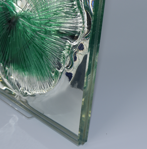 Panel de Vidrio Decorativo con Diseño de Pluma Verde en Resina, Estilo Artístico para Sala de Estar, Dormitorio y Decoración de Interiores del Hogar - Product Image 4