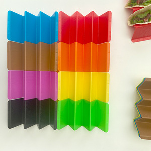 Plastic taco-serviesmandje Herbruikbare fastfood-schaal Tacos Onbreekbare restaurantvoedselmand Lichtgewicht snackserveermandje - Product Image 6