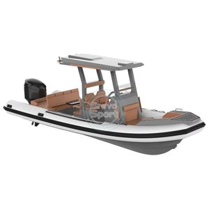 Costola in alluminio semirigido ad alta velocità CE 22ft 680 costola di orca hypalon 680 barca - Product Image 4