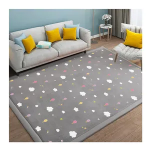 Alfombrilla de salón de 30mm de grosor con respaldo antideslizante, alfombra Tatami japonesa grande de Color sólido para dormitorio, Yoga