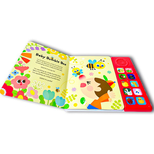 <span class=keywords><strong>Livre</strong></span> audio de jeux éducatifs personnalisés pour enfants pour enfants Tableaux de bandes dessinées <span class=keywords><strong>Livre</strong></span> sonore parlant à bouton-poussoir - Product Image 2