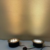 Lumière LED souterraine DC24V/AC220V 1W-7W en acier inoxydable IP67 pour allée, jardin, route, parc, éclairage solaire encastré IP65