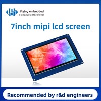Módulo LCD Integrado de 7 Pulgadas con Pantalla Táctil MIPI y Resolución de 1024x600
