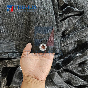 Écran de confidentialité rectangulaire robuste de 4 pieds x 50 pieds, 185 GSM, en tissu tissé HDPE, pour l'extérieur, protection contre le soleil, maille de barrière, matériau HDPE - Product Image 3