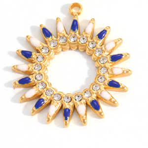 Dijes de Acero Inoxidable con Forma de Corazón, Flor y Sirena, Colgantes de Resina para Joyería DIY, Regalo de San Valentín Unisex, Origen Yiwu - Product Image 3