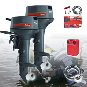Nouveau moteur hors-bord professionnel à essence 2 temps 40 CV avec carburateur, commande manuelle/télécommande, fabriqué en Chine - Product Image 4