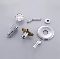 Kit de garniture de douche murale à poignée unique Posi-Temp de haute qualité baignoire à équilibrage de la pression finition chromée vanne en céramique pour hôtels