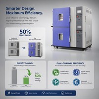 Cámara de Prueba de Temperatura y Humedad Constante de Doble Capa Meida, Equipo de Laboratorio de Estabilidad Climática, Proveedor de Fábrica