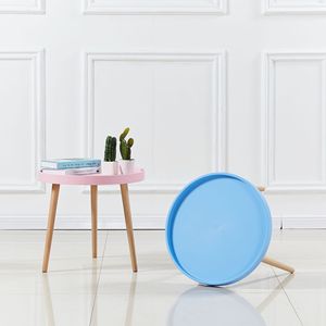廉价折叠多色茶几床头柜/客厅圆桌小桌子 - Product Image 4
