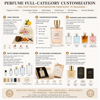 Parfums pour hommes personnalisés avec logo OEM ODM, écologiques, longue durée, aux senteurs de fleurs/fruits/épicés/bois, 10 ml, 30 ml, 50 ml, 100 ml