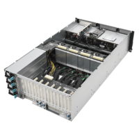 Serveur GPU IA 4U ESC8000A-E11, plateforme de calcul haute performance double AMD EPYC, système d'apprentissage profond d'entreprise à 8 baies