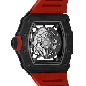 Reloj de Diseño Futurista 2025 5A Skeleton para Hombre, Personalizado, de Fibra de Carbono Ultraligera, Resistente al Agua, con Caja Ovalada y Correa de Goma - Product Image 4