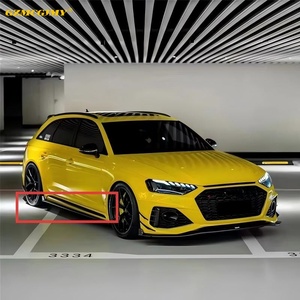 Jupe latérale de pièces de voiture en Fiber de carbone sèche de haute qualité pour Audi RS4 2020-2023 <span class=keywords><strong>KB</strong></span> Style pare-chocs de voiture panneaux à bascule accessoires de voiture - Product Image 4