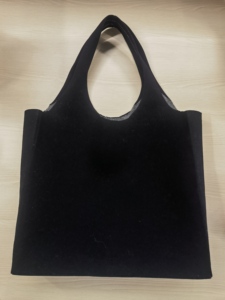 100% BCI Cotton <b>Knitted</b> Tote <b>Bag</b>, jacquard Letter Shoulder <b>Bag</b>. - Product Image 2