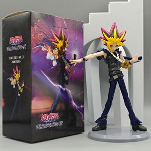 Figurine Manga 20CM <span class=keywords><strong>Yu</strong></span> <span class=keywords><strong>Gi</strong></span> <span class=keywords><strong>Oh</strong></span> Duel Monsters Atem Battle Light Series Dark Magician Girl PVC Anime Action Figure Toys - Product Image 5